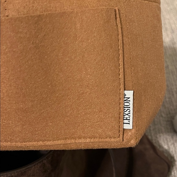 3 PCS. KATE SPADE 454 HOT FUDGE SUEDE TOTE, NWT MADEWELL BAG CORD & ORGANIZER - Picture 15 of 16